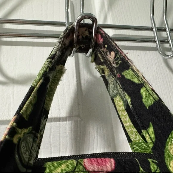 Vera Bradley Black & Pink Floral Laptop Bag - Picture 2 of 15